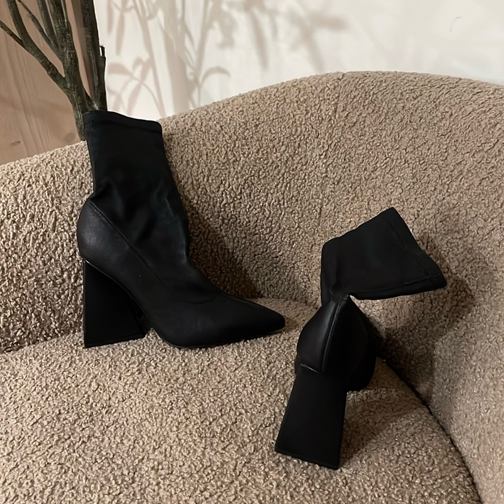 Raye Cali black sock boots